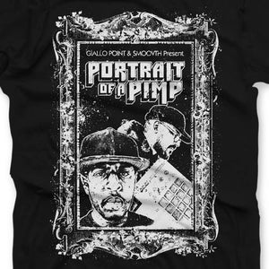 Portrait of a Pimp (T-SHIRT) | SmooVth x Giallo Point | Copenhagen Crates Exclusive Limited Vinyl 12" Wax Record Underground Rap Hiphop Hip Hop