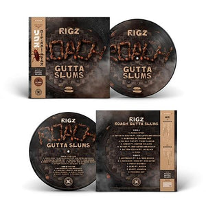 Roach Gutta Slums (LP) | Rigz | Copenhagen Crates Exclusive Limited Vinyl 12" Wax Record Underground Rap Hiphop Hip Hop