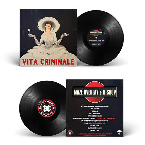 Vita Criminale (LP) | Maze Overlay x Bishop | Copenhagen Crates Exclusive Limited Vinyl 12