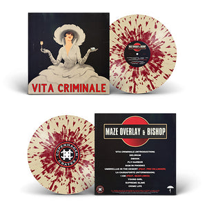 Vita Criminale (LP) | Maze Overlay x Bishop | Copenhagen Crates Exclusive Limited Vinyl 12" Wax Record Underground Rap Hiphop Hip Hop