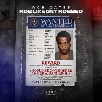 Rob Like Get Robbed (LP) | Rob Gates | Copenhagen Crates Exclusive Limited Vinyl 12