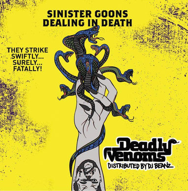 Deadly Venoms (LP) | DJ Beanz | Copenhagen Crates Exclusive Limited Vinyl 12